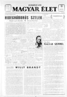 Magyar Elet, November 14, 1970