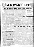 Magyar Elet, December 27, 1958