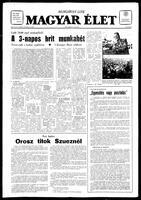 Magyar Elet, January 12, 1974