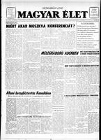 Magyar Elet, May 10, 1958