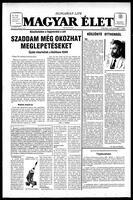 Magyar Elet, January 26, 1991