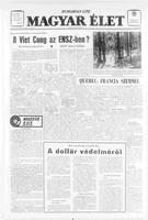 Magyar Elet, December 16, 1967