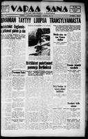 Vapaa Sana, August 31, 1940