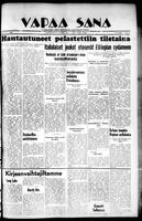 Vapaa Sana, April 25, 1936