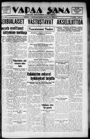 Vapaa Sana, March 22, 1941