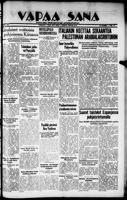 Vapaa Sana, October 20, 1937