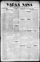Vapaa Sana, January 03, 1934