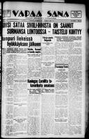 Vapaa Sana, September 10, 1940