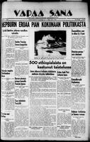 Vapaa Sana, November 06, 1935