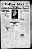 Vapaa Sana, May 11, 1938