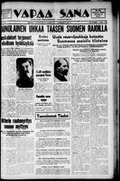Vapaa Sana, October 11, 1939