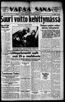 Vapaa Sana, January 30, 1940
