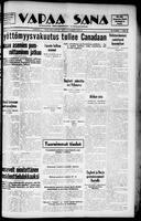 Vapaa Sana, July 18, 1940