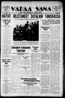 Vapaa Sana, August 31, 1943