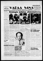 Vapaa Sana, August 07, 1975