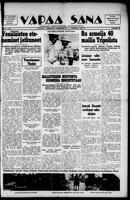 Vapaa Sana, January 21, 1943