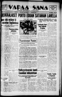 Vapaa Sana, December 05, 1940