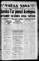 Vapaa Sana, June 18, 1940