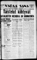 Vapaa Sana, May 28, 1940