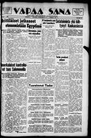 Vapaa Sana, November 03, 1942