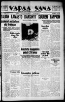 Vapaa Sana, November 14, 1940