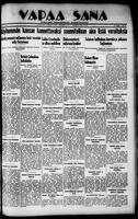 Vapaa Sana, May 11, 1935