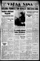Vapaa Sana, January 22, 1944