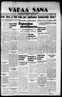 Vapaa Sana, November 04, 1936