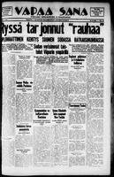 Vapaa Sana, March 09, 1940
