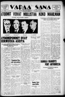 Vapaa Sana, August 09, 1945