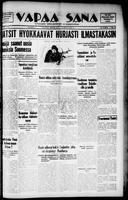 Vapaa Sana, July 30, 1940