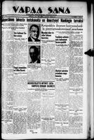 Vapaa Sana, September 25, 1937