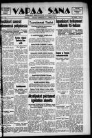Vapaa Sana, January 13, 1942