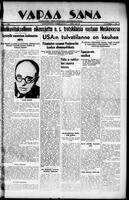 Vapaa Sana, January 27, 1937