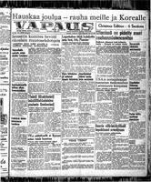 Vapaus, December 18, 1952