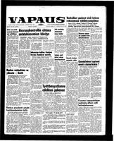 Vapaus, March 15, 1958