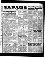 Vapaus, November 22, 1956