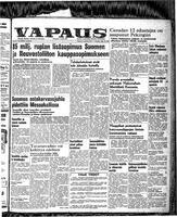 Vapaus, September 30, 1952