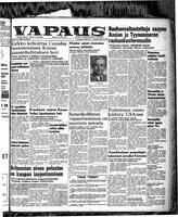 Vapaus, September 20, 1952