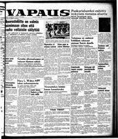 Vapaus, October 27, 1951