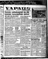 Vapaus, November 20, 1952