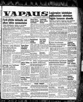Vapaus, January 26, 1952
