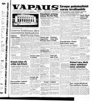 Vapaus, April 29, 1954