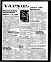 Vapaus, March 3, 1962