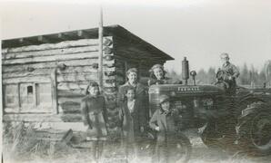 Tractor and Chicken House