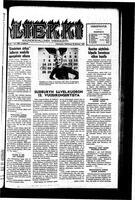 Liekki = canadan soumalaisten kaunokirjallinen viikkolehti, April 20, 1957