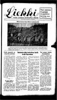 Liekki = canadan soumalaisten kaunokirjallinen viikkolehti, October 31, 1936