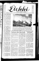 Liekki = canadan soumalaisten kaunokirjallinen viikkolehti, October 7, 1944