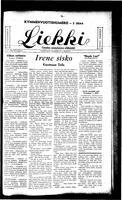 Liekki = canadan soumalaisten kaunokirjallinen viikkolehti, March 2, 1946