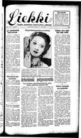 Liekki = canadan soumalaisten kaunokirjallinen viikkolehti, June 19, 1937